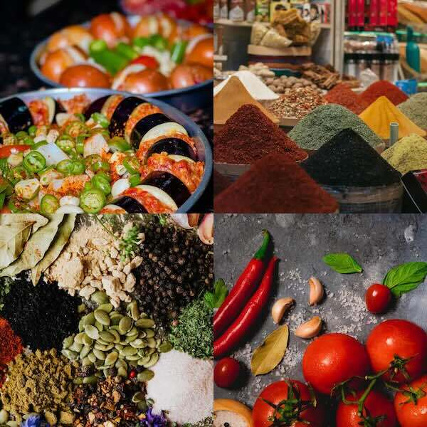 vegetables and herbs